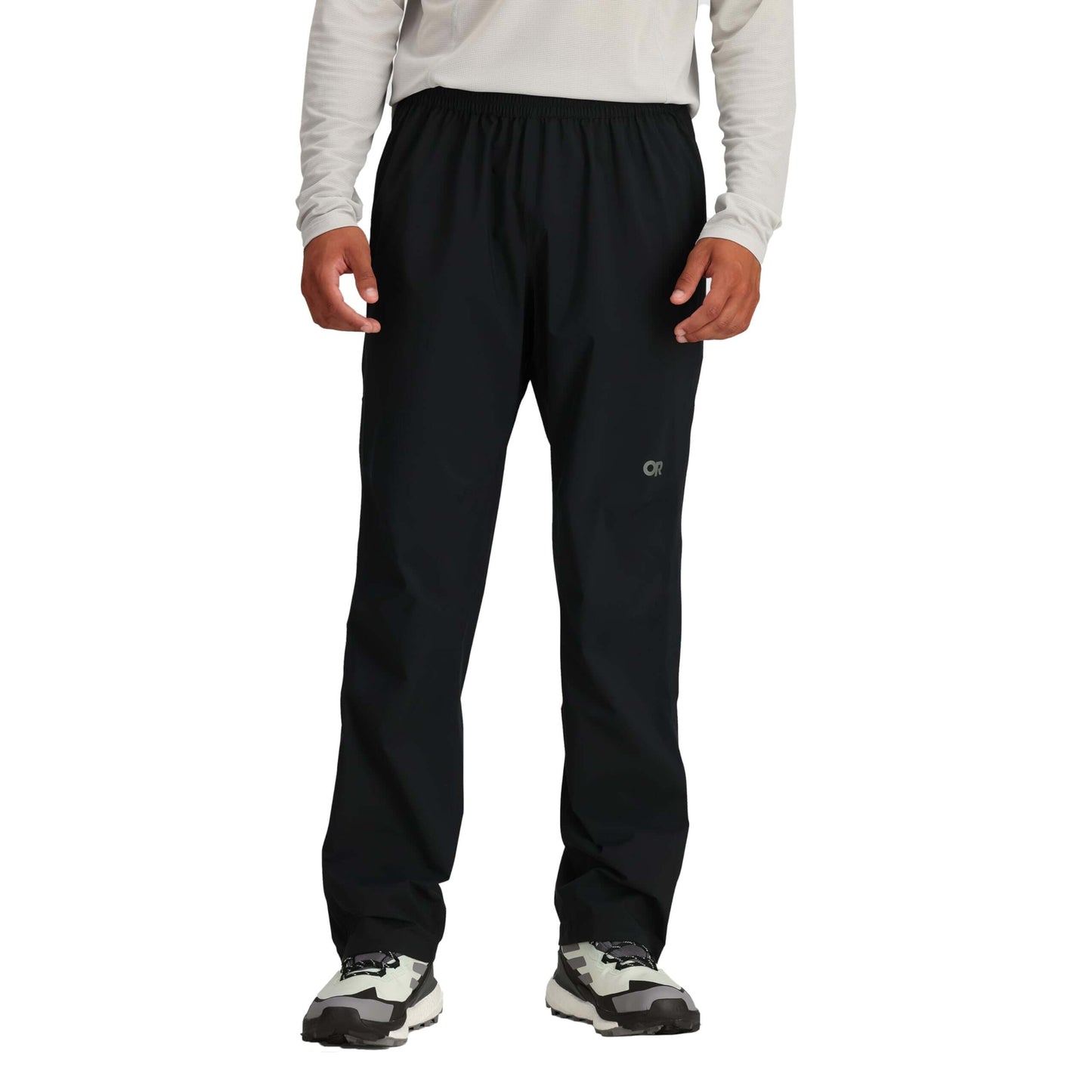 Image Showing Outdoor Research Men's Stratoburst Stretch Rain Pants - Product Type Rain Pants - Buy Now $130.88 - Adventure Gear from Global Trekker