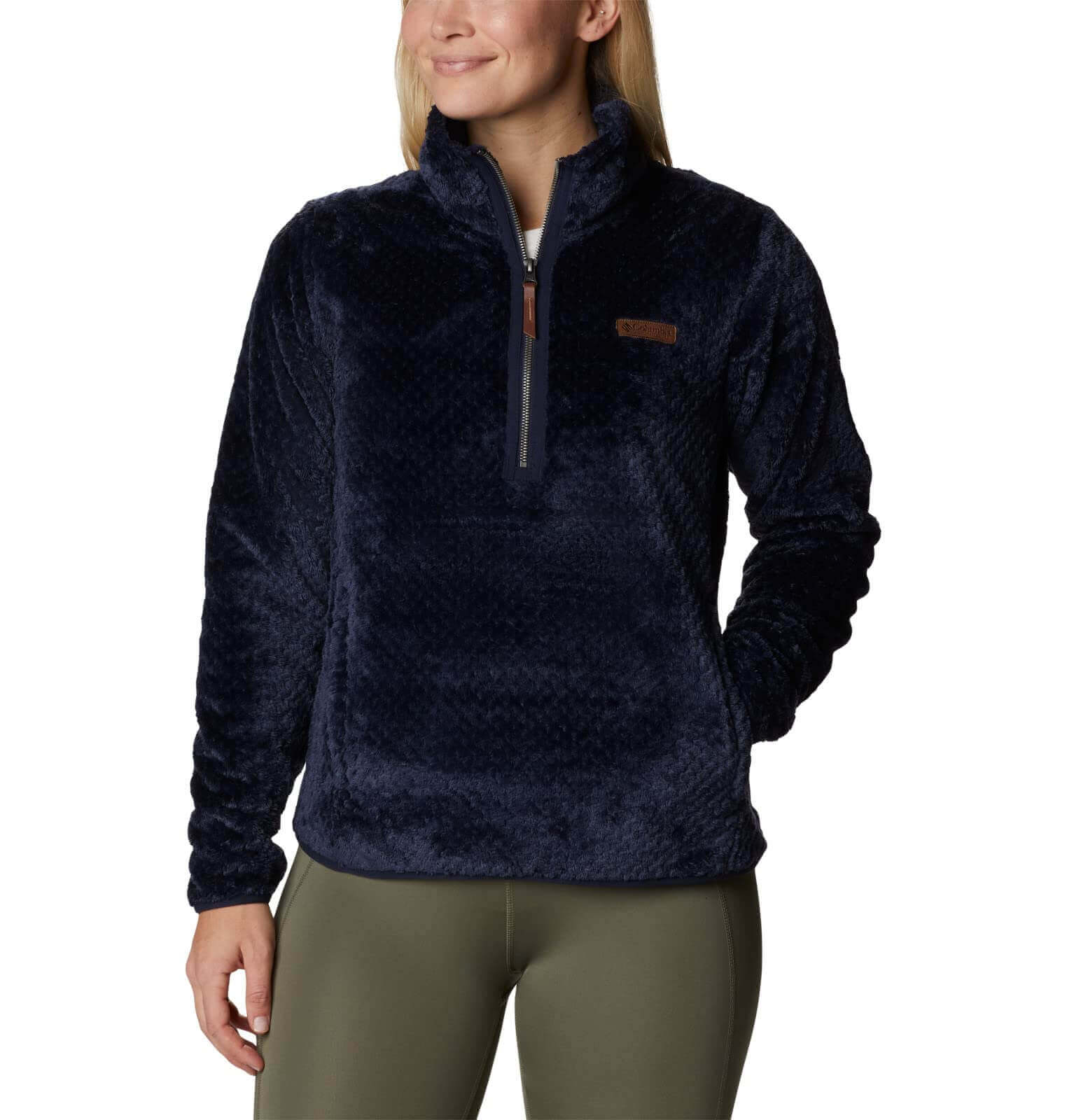 Image Showing Columbia Women's Fire Side Sherpa 1/4 Zip - Product Type Jacket - Buy Now $70.69 - Adventure Gear from Global Trekker