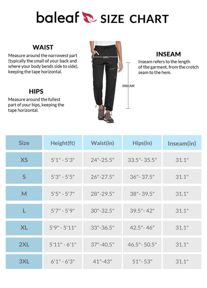 Image Showing BALEAF Women's Hiking Pants Quick Dry Lightweight Water Resistant - Product Type Pants - Buy Now $55.09 - Adventure Gear from Global Trekker