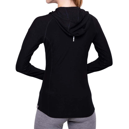 Image Showing MERIWOOL Women’s Base Layer Hoodie Lightweight Merino Wool Long Sleeve Thermal - Product Type Women's Base Layer Hoodie - Buy Now $92.80 - Adventure Gear from Global Trekker