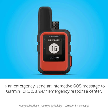 Image Showing Garmin inReach Mini 2, Lightweight and Compact Satellite Communicator - Product Type Satellite Communicator - Buy Now $434.99 - Adventure Gear from Global Trekker