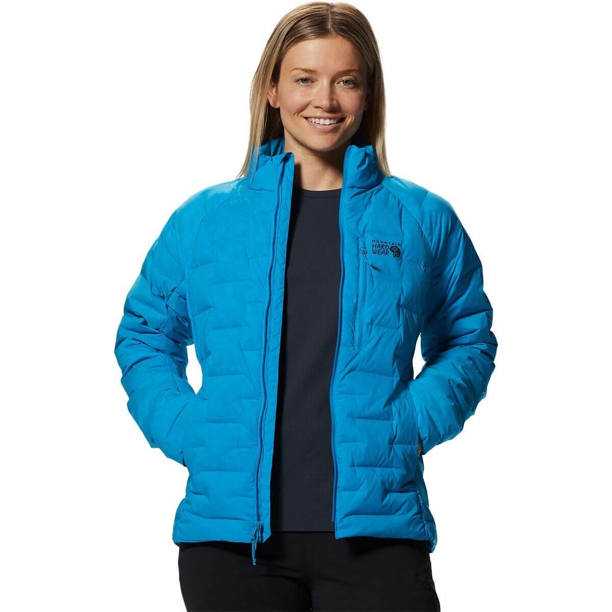 Image Showing Mountain Hardwear Women's StretchDown Jacket - Product Type Jacket - Buy Now $205.86 - Adventure Gear from Global Trekker