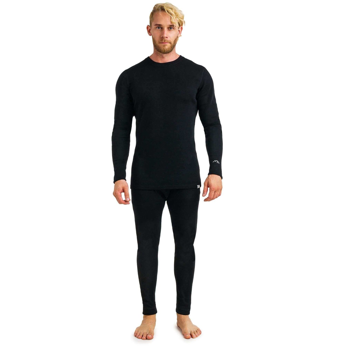 Image Showing Merino.tech Merino Wool Base Layer Mens Set - Thermal Underwear - Product Type Men's Base Layer Set - Buy Now $173.99 - Adventure Gear from Global Trekker