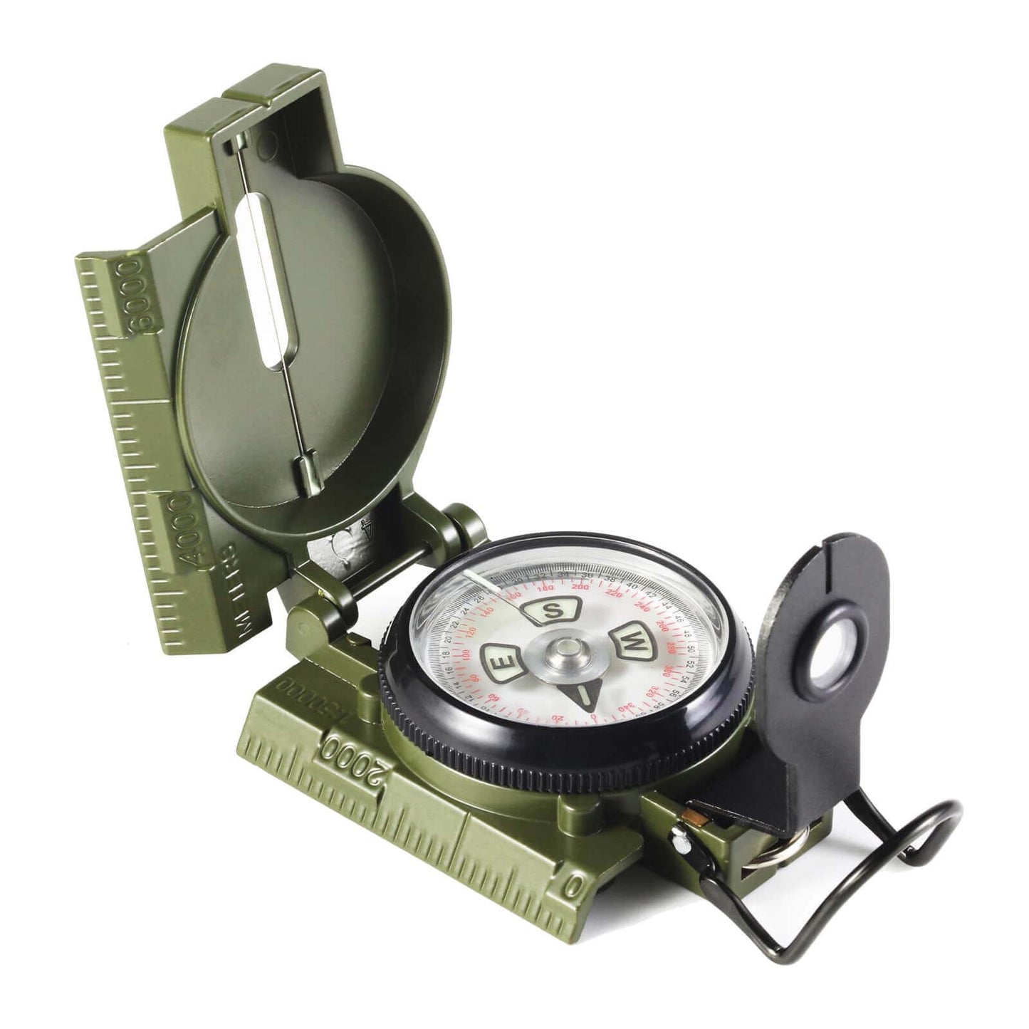 Image Showing Eyeskey Multifunctional Military Sighting Navigation Compass with Inclinometer - Product Type Magnetic Navigational Compasses - Buy Now $40.59 - Adventure Gear from Global Trekker