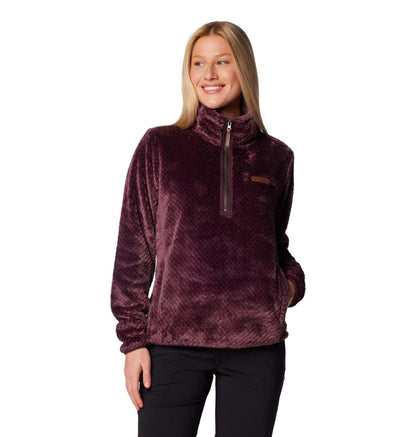 Image Showing Columbia Women's Fire Side Sherpa 1/4 Zip - Product Type Jacket - Buy Now $70.69 - Adventure Gear from Global Trekker