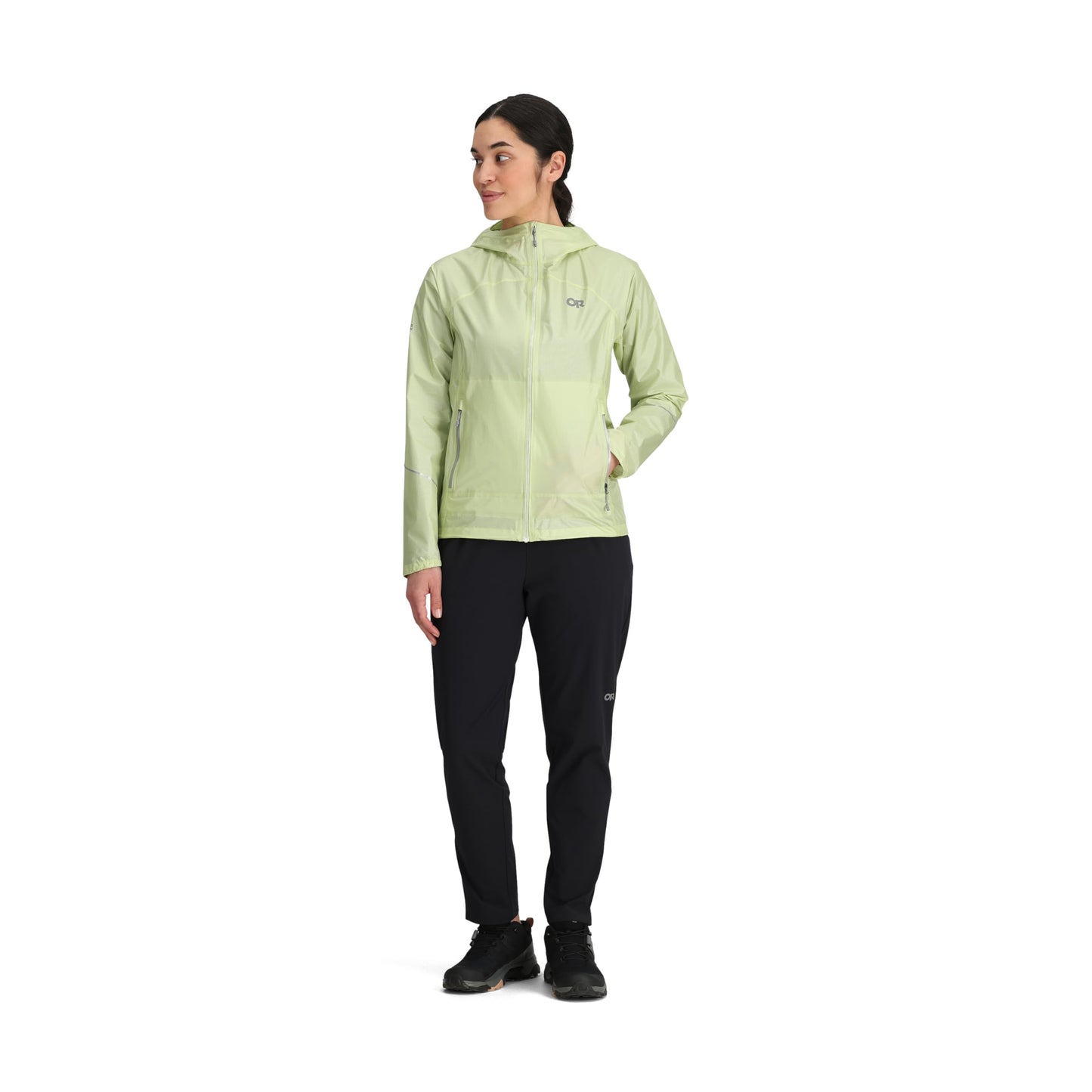 Image Showing Outdoor Research Women's Helium Rain Jacket - Product Type Jacket - Buy Now $260.93 - Adventure Gear from Global Trekker