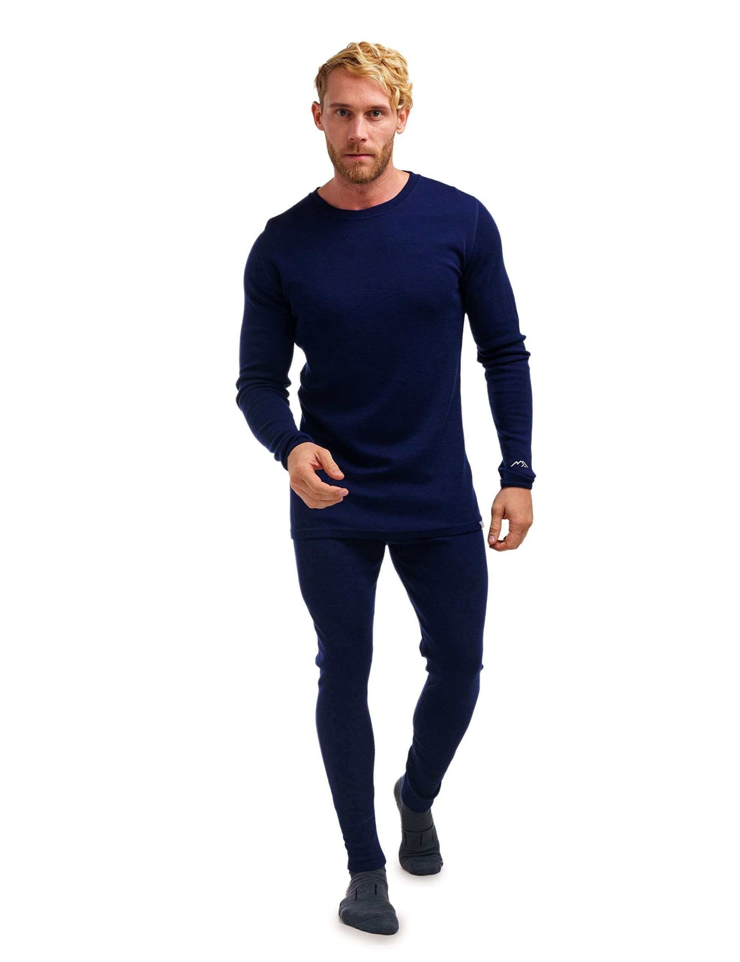 Image Showing Merino.tech Merino Wool Base Layer Mens Set - Thermal Underwear - Product Type Men's Base Layer Set - Buy Now $144.99 - Adventure Gear from Global Trekker