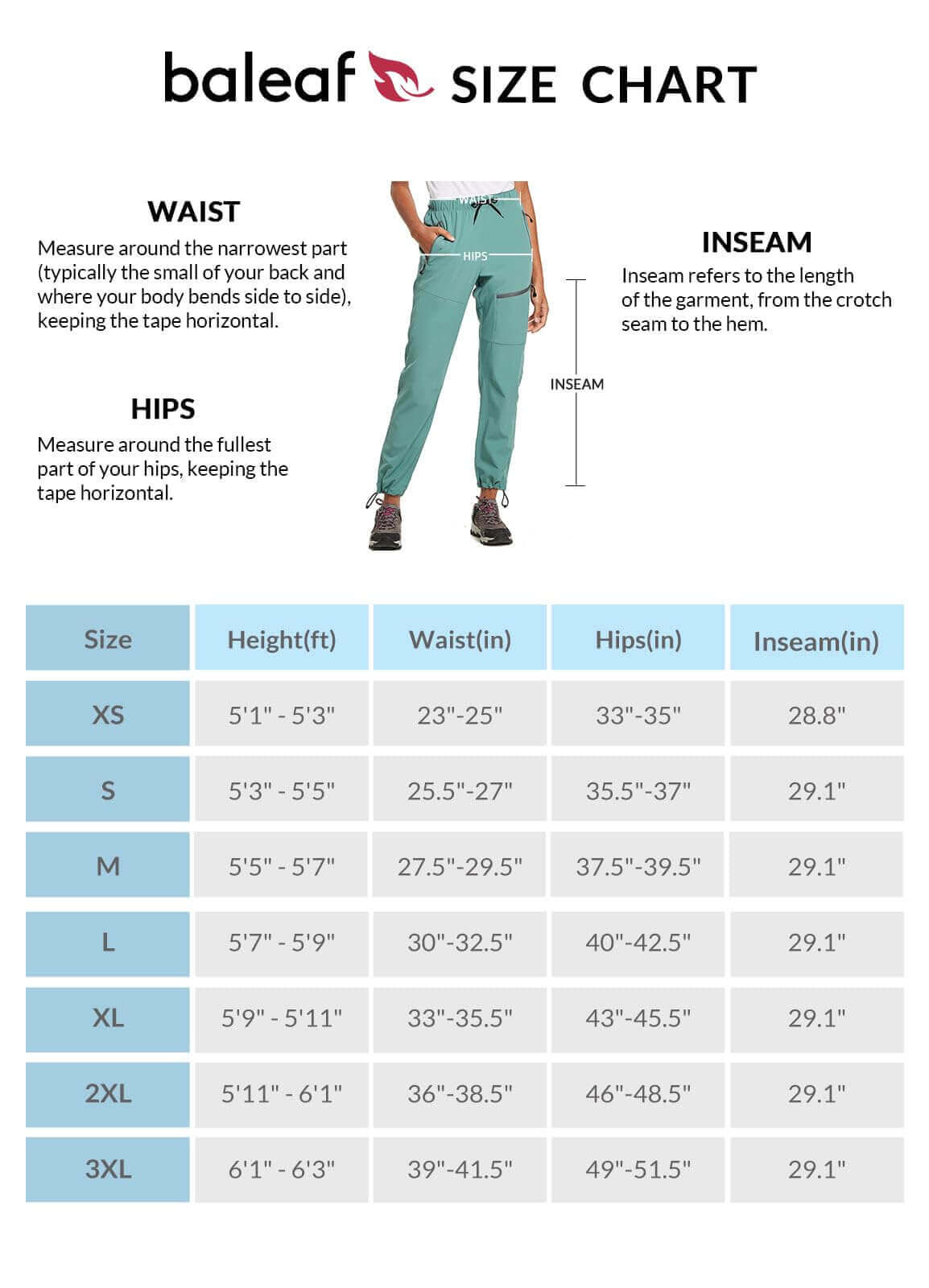 Image Showing BALEAF Women's Hiking Pants Quick Dry Lightweight Water Resistant - Product Type Pants - Buy Now $55.09 - Adventure Gear from Global Trekker