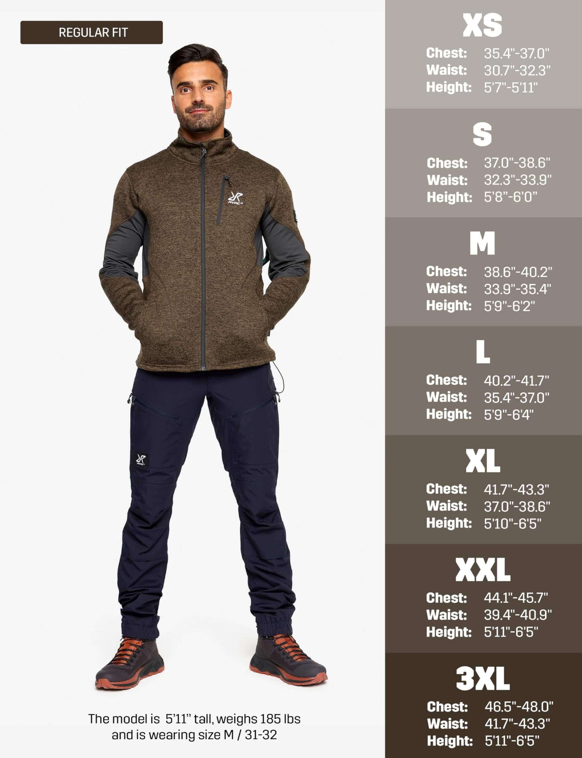 Image Showing RevolutionRace Men's Fusion Fleece, Fleece Jacket Perfect for Hiking - Product Type Jacket - Buy Now $114.55 - Adventure Gear from Global Trekker