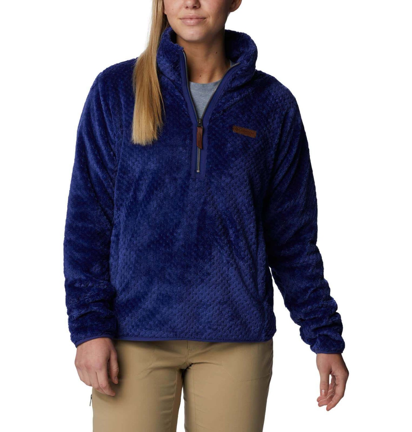 Image Showing Columbia Women's Fire Side Sherpa 1/4 Zip - Product Type Jacket - Buy Now $70.69 - Adventure Gear from Global Trekker