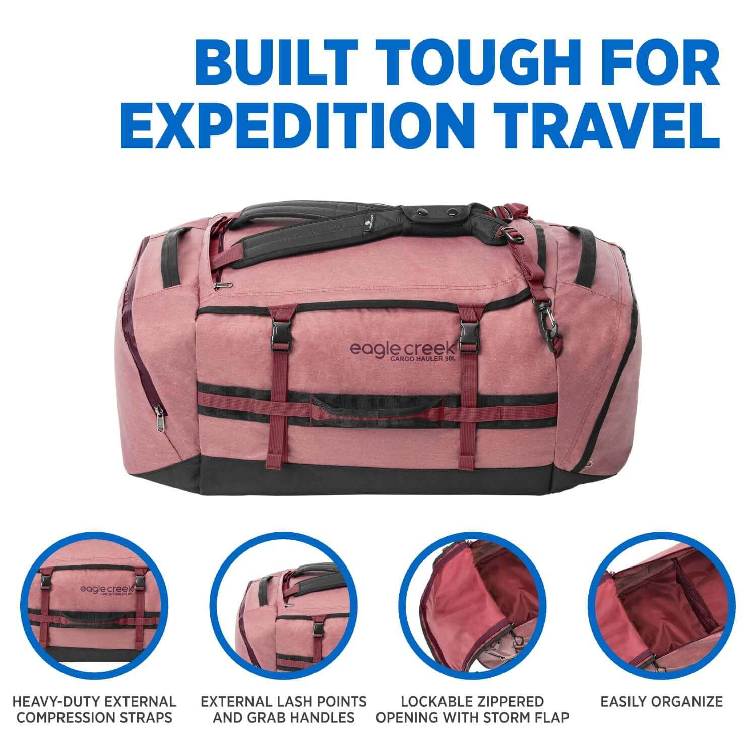 Image Showing Eagle Creek Cargo Hauler Folding Duffle Bag for Travel - Product Type Duffel Bag - Buy Now $215.98 - Adventure Gear from Global Trekker