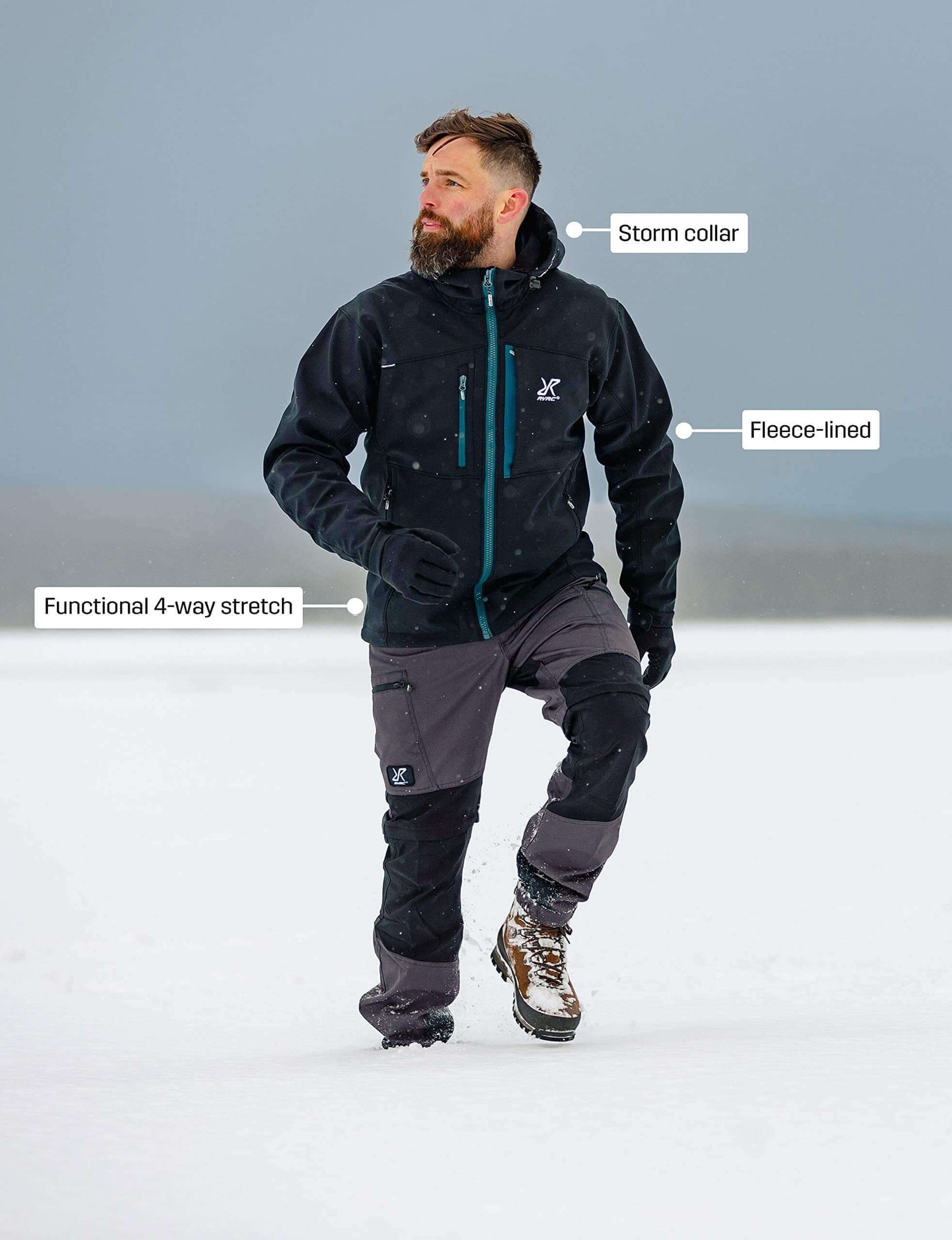 Image Showing RevolutionRace Men’s Hiball Jacket, Ventilated and Water Repellent Jacket for All Outdoor Activities - Product Type Jacket - Buy Now $230.55 - Adventure Gear from Global Trekker