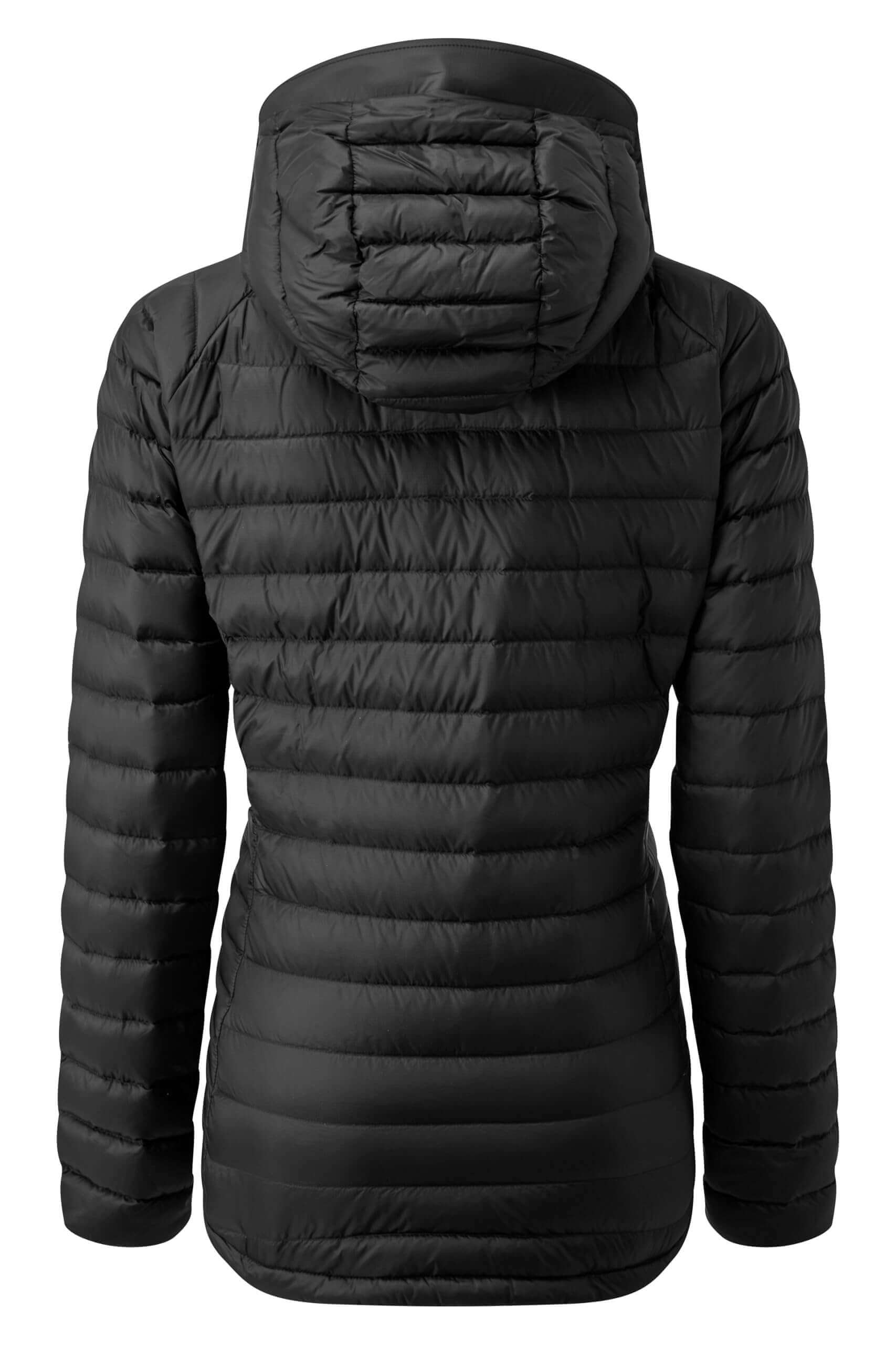 Image Showing Rab Women's Microlight Alpine 700-Fill Down Hooded Puffer Jacket for Hiking & Skiing - Product Type Puffer Jacket - Buy Now $427.75 - Adventure Gear from Global Trekker