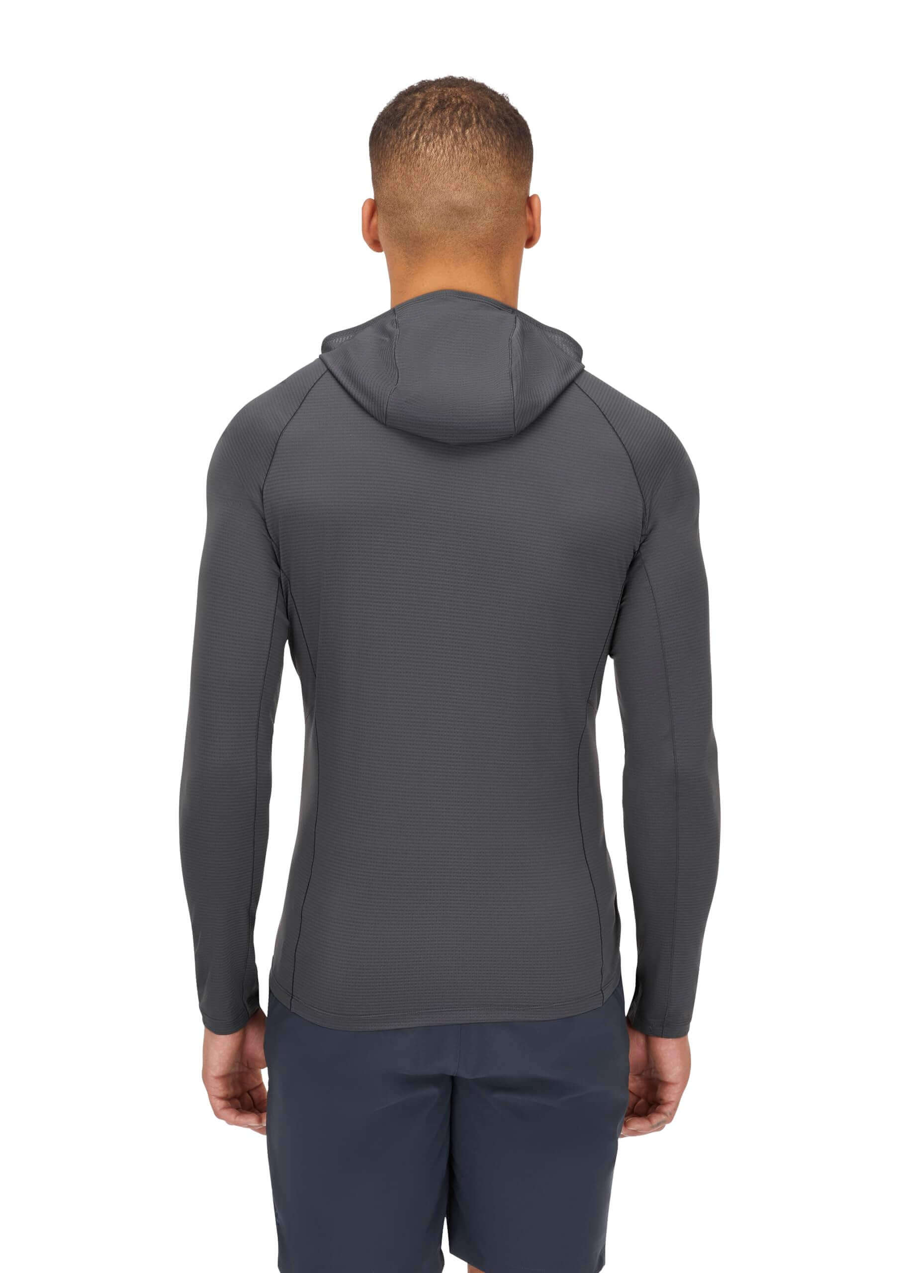 Image Showing Rab Men's Sonic Hoody - Lightweight Breathable Baselayer Shirt for Hiking & Trail Running - Product Type Men's Baselayer Shirt - Buy Now $101.50 - Adventure Gear from Global Trekker