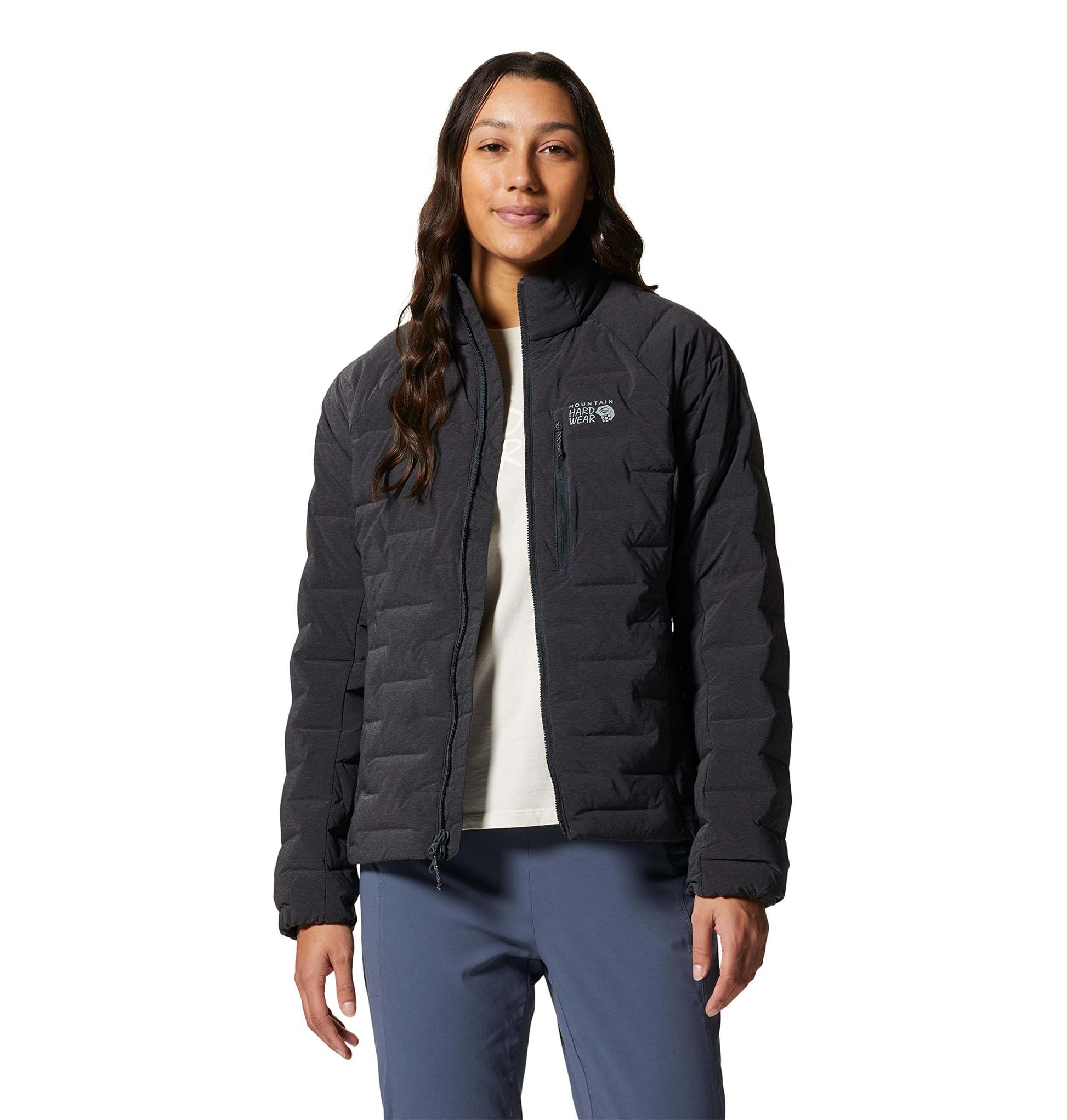 Image Showing Mountain Hardwear Women's StretchDown Jacket - Product Type Jacket - Buy Now $205.86 - Adventure Gear from Global Trekker