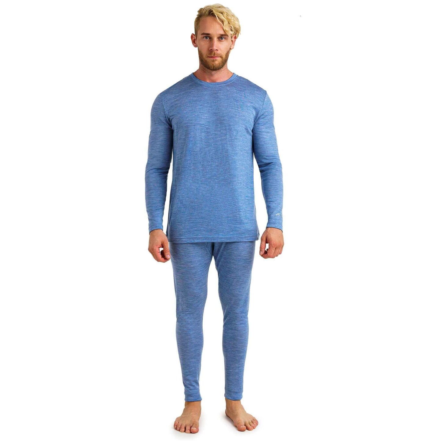 Image Showing Merino.tech Merino Wool Base Layer Mens Set - Thermal Underwear - Product Type Men's Base Layer Set - Buy Now $123.24 - Adventure Gear from Global Trekker