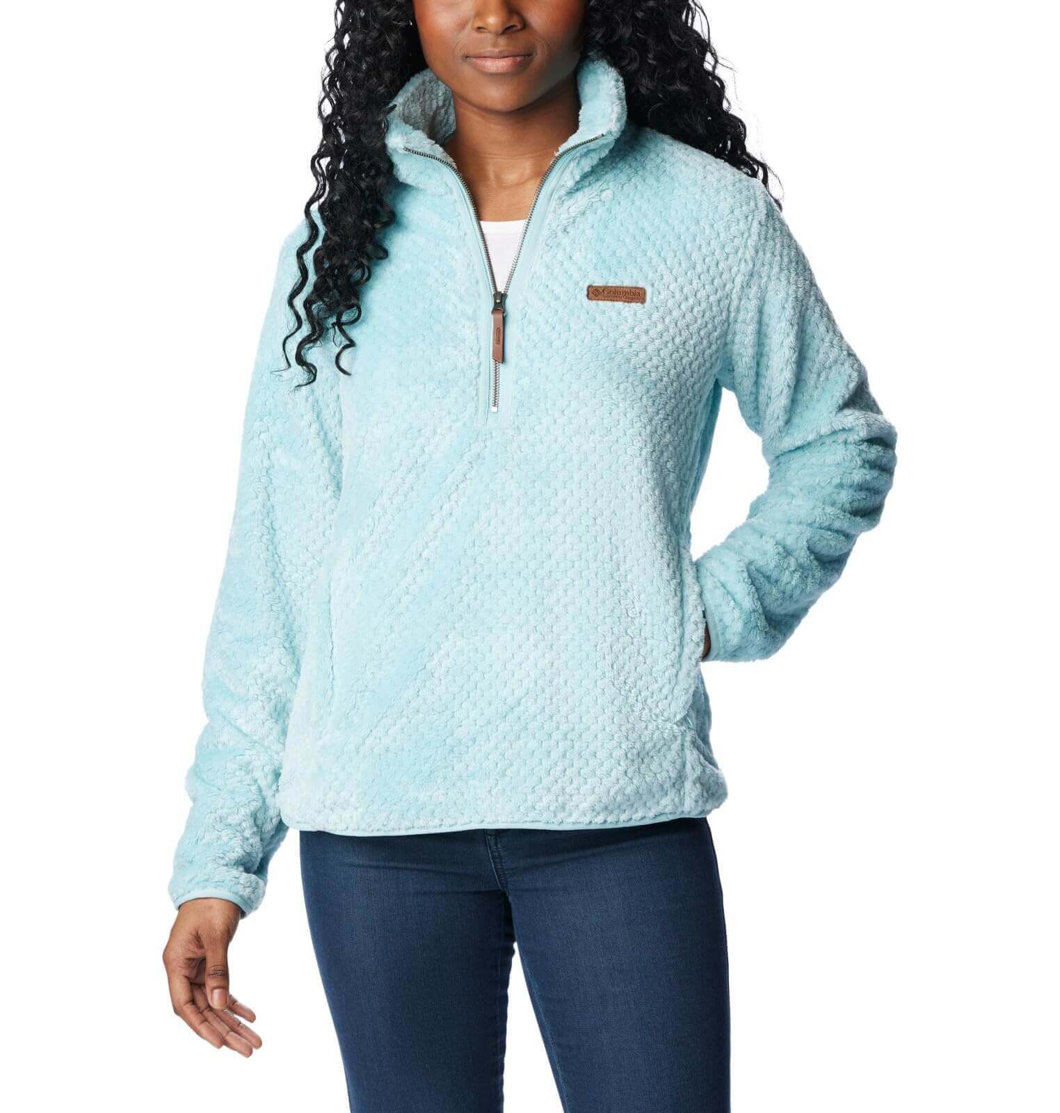 Image Showing Columbia Women's Fire Side Sherpa 1/4 Zip - Product Type Jacket - Buy Now $70.69 - Adventure Gear from Global Trekker