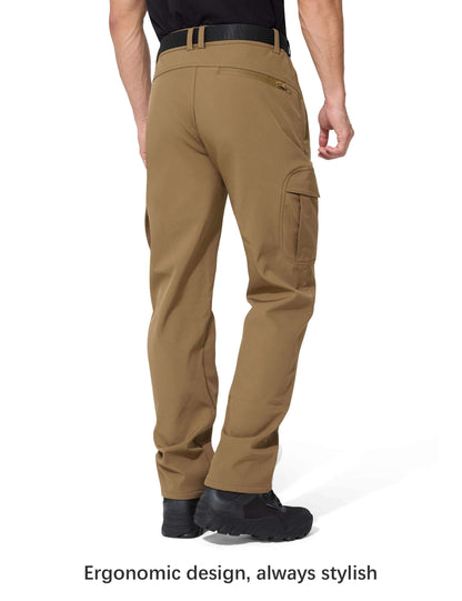 Image Showing FREE SOLDIER Men's Outdoor Softshell Fleece Lined Cargo Pants - Product Type Pants - Buy Now $65.24 - Adventure Gear from Global Trekker