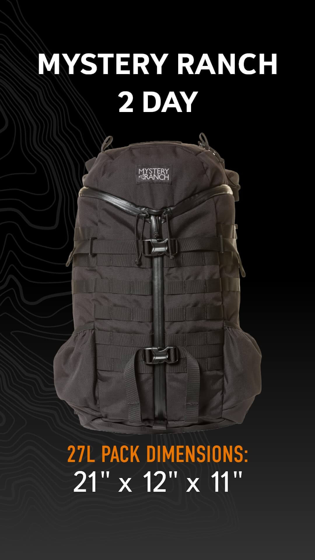 Image Showing Mystery Ranch 2 Day Backpack - Tactical Daypack - Product Type backpack - Buy Now $332.05 - Adventure Gear from Global Trekker