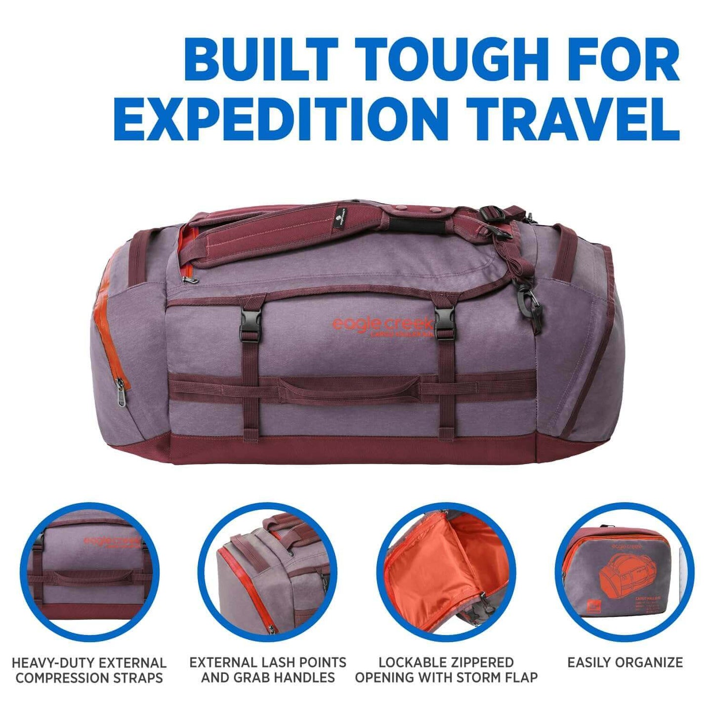 Image Showing Eagle Creek Cargo Hauler Folding Duffle Bag for Travel - Product Type Duffel Bag - Buy Now $215.98 - Adventure Gear from Global Trekker