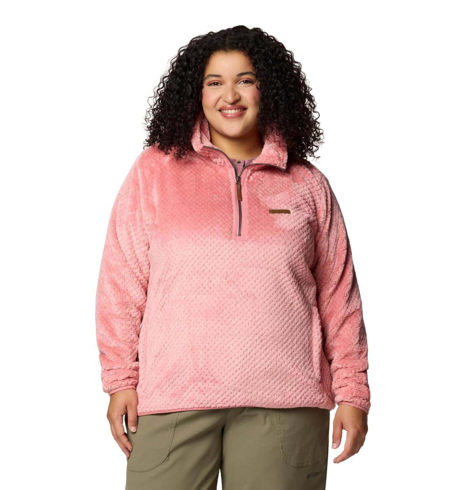 Image Showing Columbia Women's Fire Side Sherpa 1/4 Zip - Product Type Jacket - Buy Now $70.69 - Adventure Gear from Global Trekker