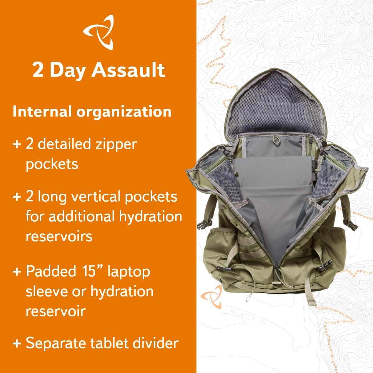 Image Showing Mystery Ranch 2 Day Backpack - Tactical Daypack - Product Type backpack - Buy Now $332.05 - Adventure Gear from Global Trekker