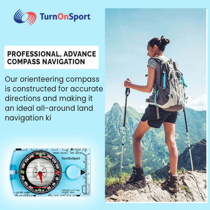 Image Showing Orienteering Compass Hiking Backpacking Compass - Product Type Magnetic Navigational Compasses - Buy Now $14.47 - Adventure Gear from Global Trekker