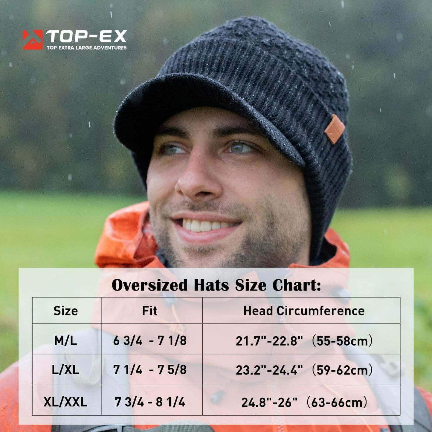 Image Showing TOP-EX Merino Wool Waterproof All Weather Brim Beanie - Product Type Beanie - Buy Now $48.71 - Adventure Gear from Global Trekker