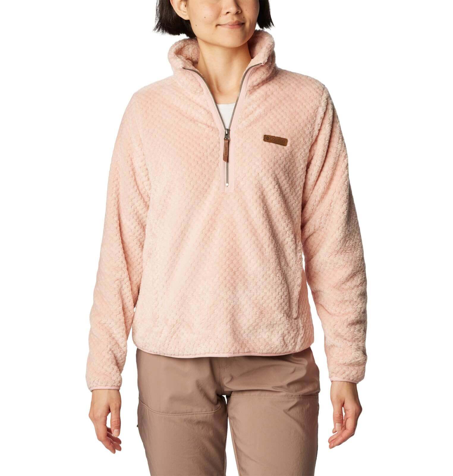 Image Showing Columbia Women's Fire Side Sherpa 1/4 Zip - Product Type Jacket - Buy Now $70.69 - Adventure Gear from Global Trekker