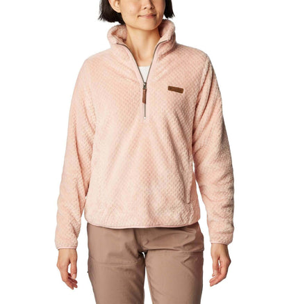 Image Showing Columbia Women's Fire Side Sherpa 1/4 Zip - Product Type Jacket - Buy Now $70.69 - Adventure Gear from Global Trekker