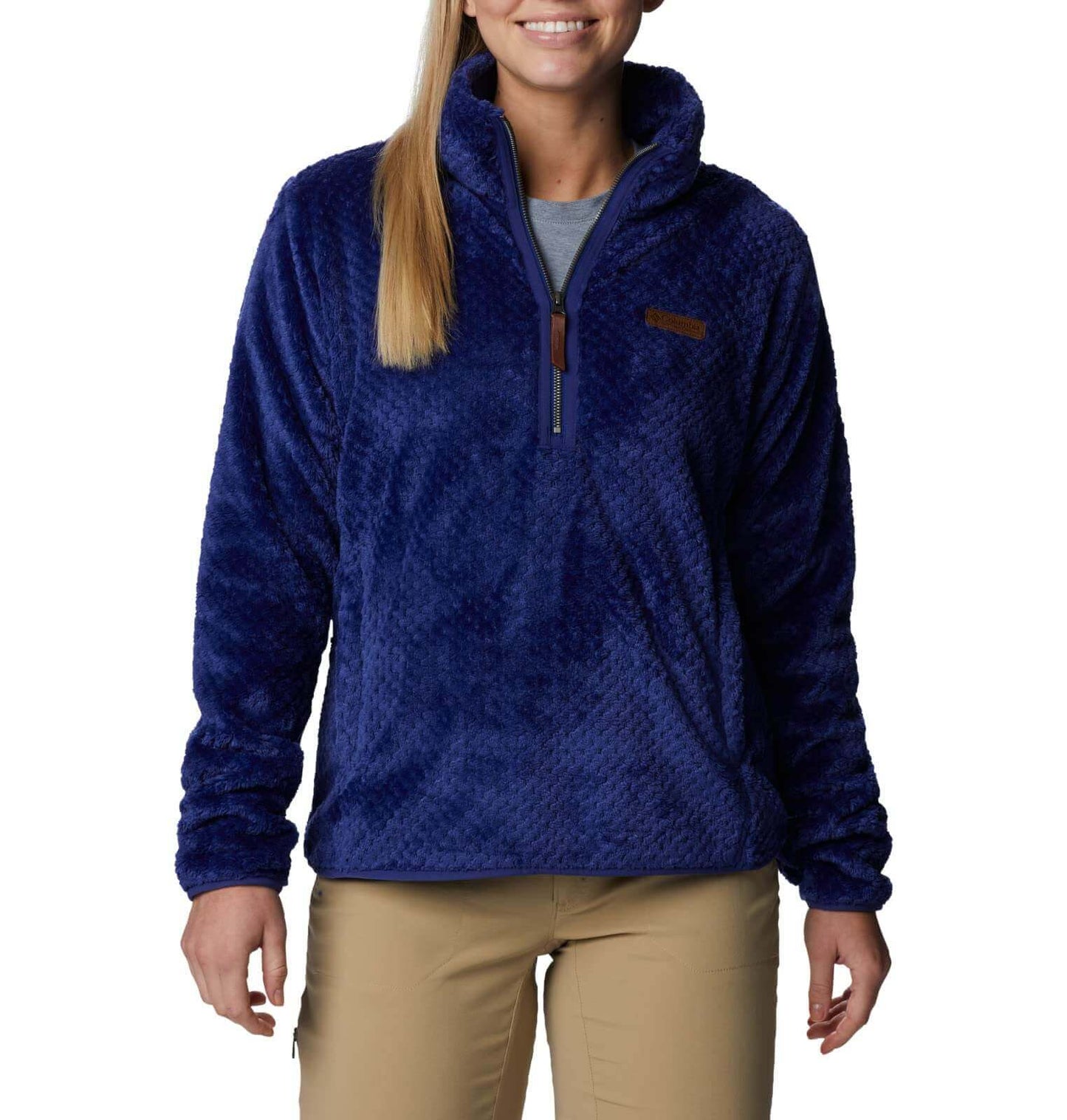 Image Showing Columbia Women's Fire Side Sherpa 1/4 Zip - Product Type Jacket - Buy Now $70.69 - Adventure Gear from Global Trekker