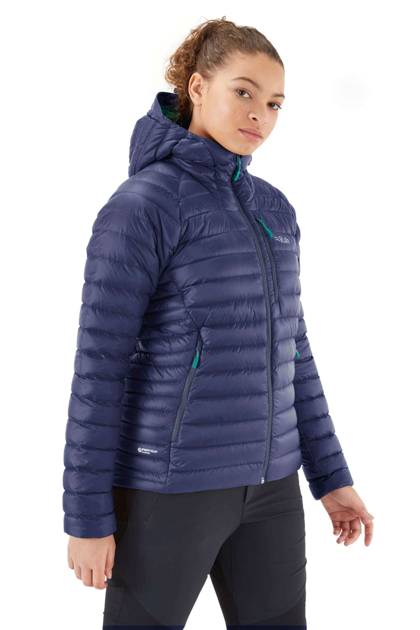 Image Showing Rab Women's Microlight Alpine 700-Fill Down Hooded Puffer Jacket for Hiking & Skiing - Product Type Puffer Jacket - Buy Now $427.75 - Adventure Gear from Global Trekker