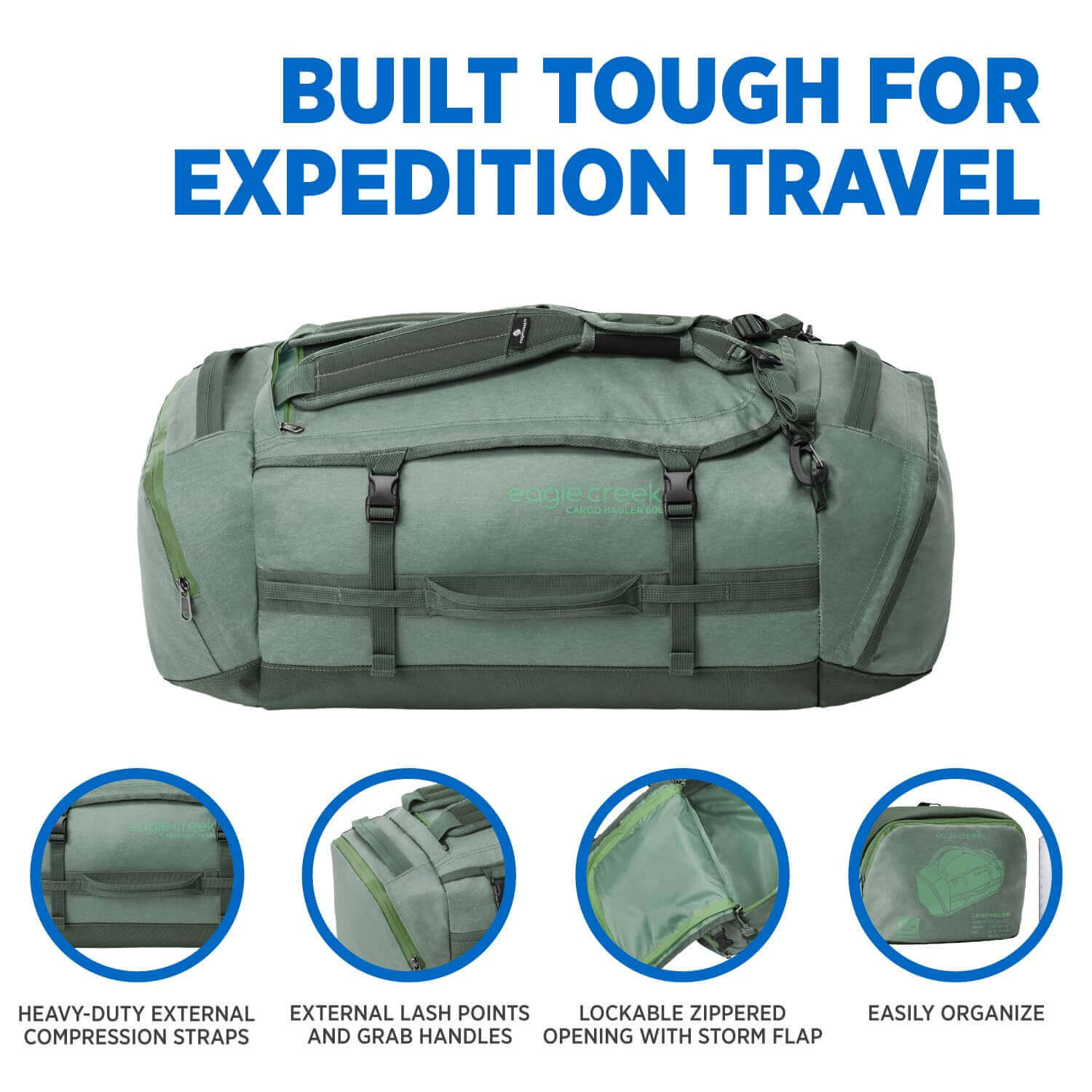 Image Showing Eagle Creek Cargo Hauler Folding Duffle Bag for Travel - Product Type Duffel Bag - Buy Now $215.98 - Adventure Gear from Global Trekker