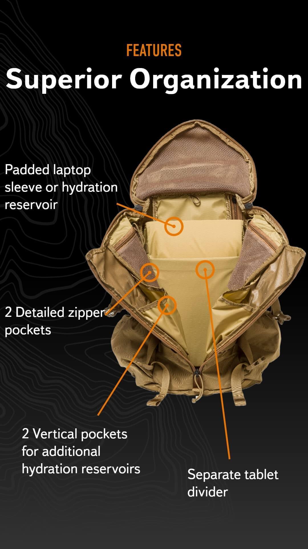 Image Showing Mystery Ranch 2 Day Backpack - Tactical Daypack - Product Type backpack - Buy Now $332.05 - Adventure Gear from Global Trekker