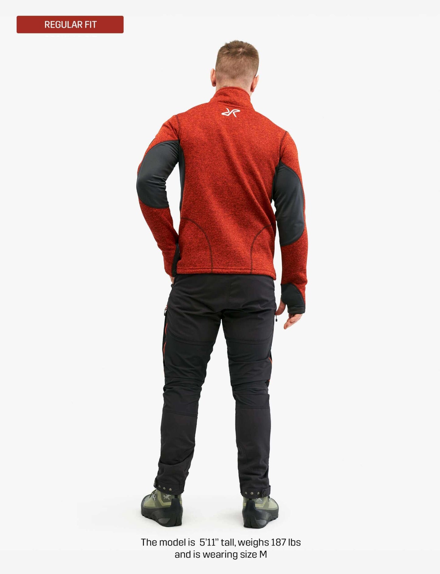 Image Showing RevolutionRace Men's Fusion Fleece, Fleece Jacket Perfect for Hiking - Product Type Jacket - Buy Now $114.55 - Adventure Gear from Global Trekker