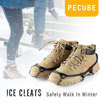 Image Showing Ice Cleats for Shoes and Boots Traction Cleats for Hiking Walking on Snow and Ice - Product Type Traction Devices - Buy Now $32.97 - Adventure Gear from Global Trekker