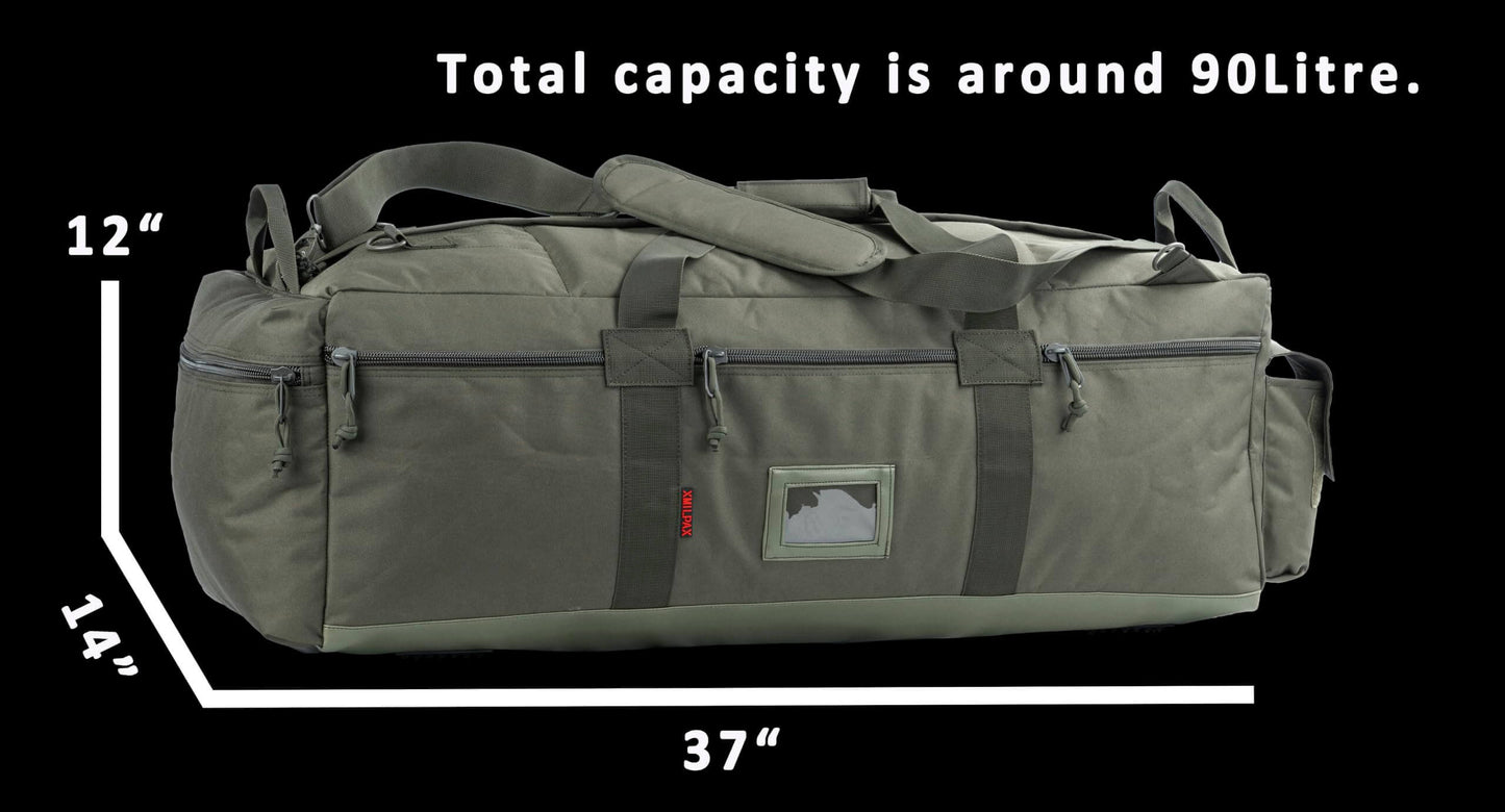 Image Showing Large Military Duffle Bag Tactical Gear Load Out Bag Deployment Cargo Bag - Product Type Duffel Bag - Buy Now $91.34 - Adventure Gear from Global Trekker