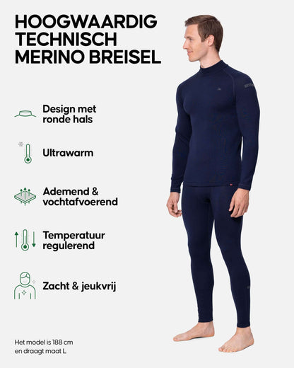 Image Showing DANISH ENDURANCE Men's Merino Thermal Underwear Set for Extreme Cold - Product Type Men's Base Layer Set - Buy Now $202.93 - Adventure Gear from Global Trekker