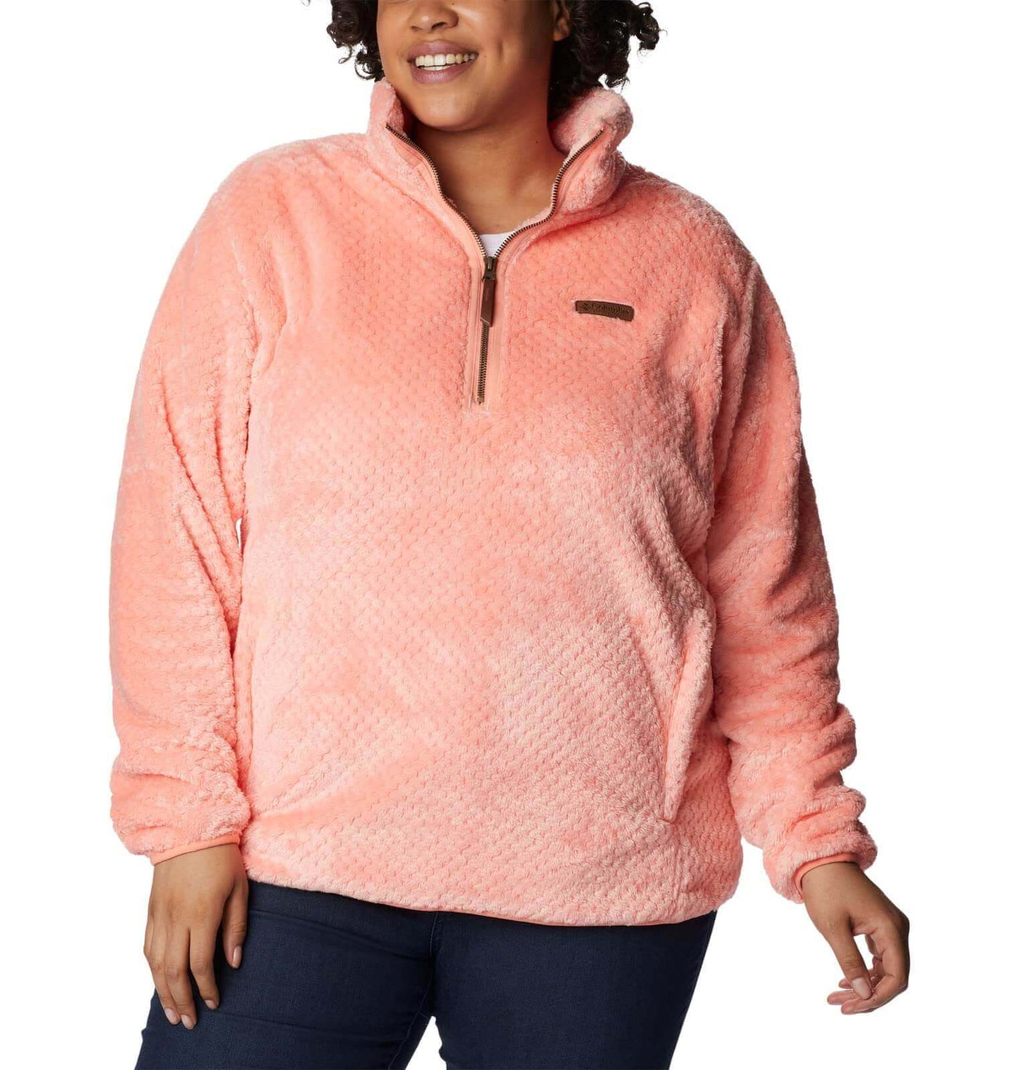 Image Showing Columbia Women's Fire Side Sherpa 1/4 Zip - Product Type Jacket - Buy Now $70.69 - Adventure Gear from Global Trekker