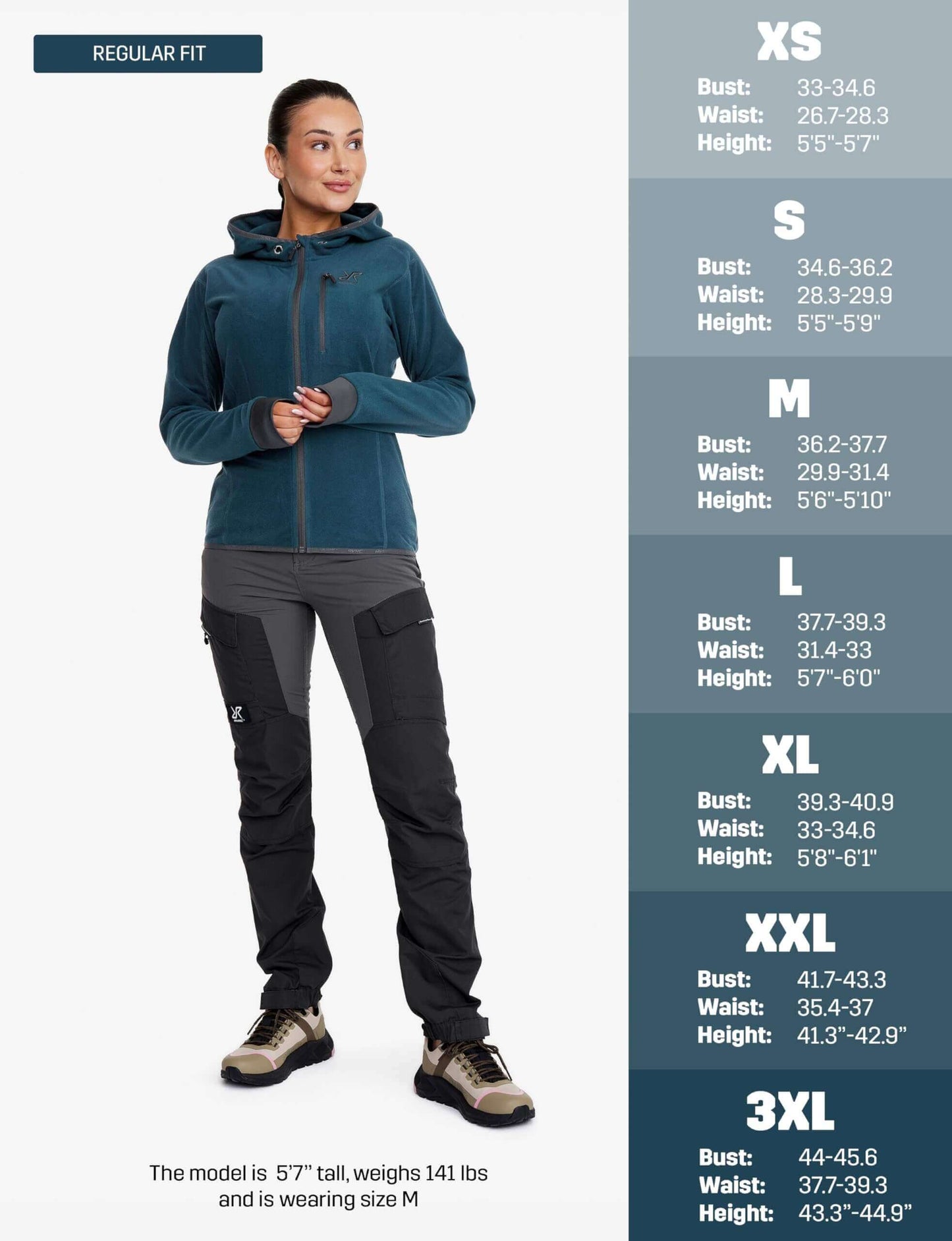 Image Showing RevolutionRace Women's Trekker Hoodie, Fleece Jacket Great for Hiking and Outdoor Adventures - Product Type Jacket - Buy Now $85.55 - Adventure Gear from Global Trekker