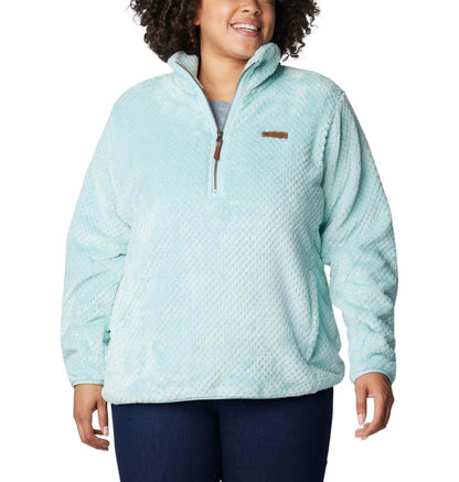 Image Showing Columbia Women's Fire Side Sherpa 1/4 Zip - Product Type Jacket - Buy Now $70.69 - Adventure Gear from Global Trekker