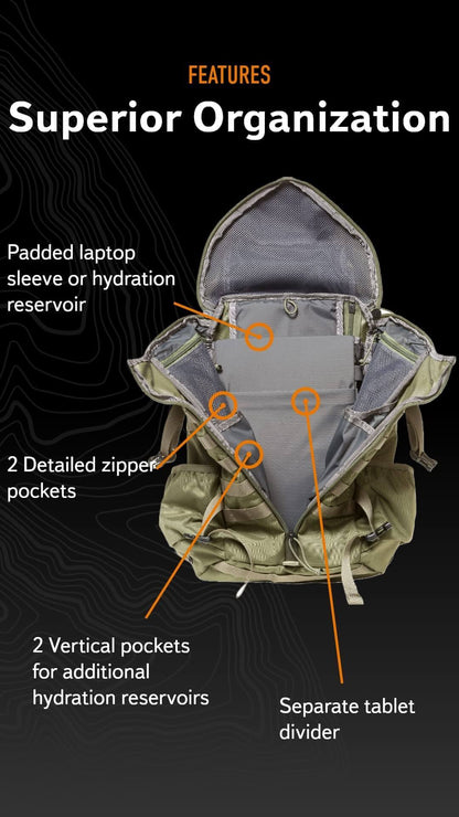 Image Showing Mystery Ranch 2 Day Backpack - Tactical Daypack - Product Type backpack - Buy Now $332.05 - Adventure Gear from Global Trekker