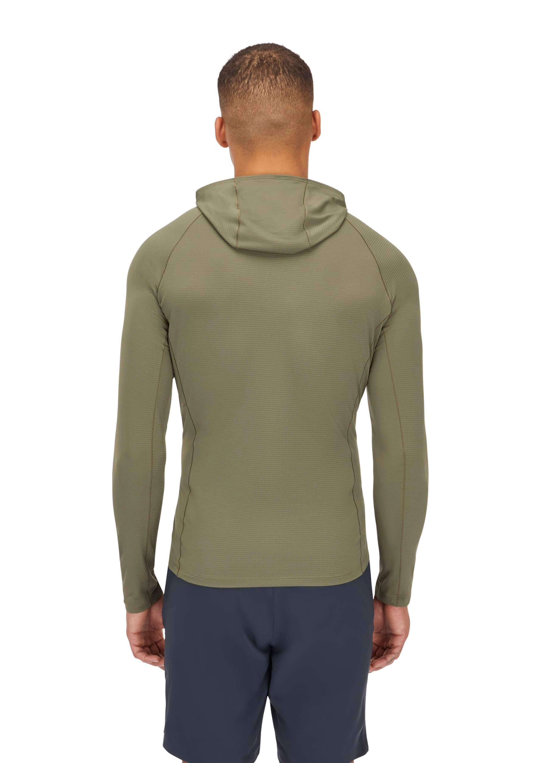 Image Showing Rab Men's Sonic Hoody - Lightweight Breathable Baselayer Shirt for Hiking & Trail Running - Product Type Men's Baselayer Shirt - Buy Now $101.50 - Adventure Gear from Global Trekker