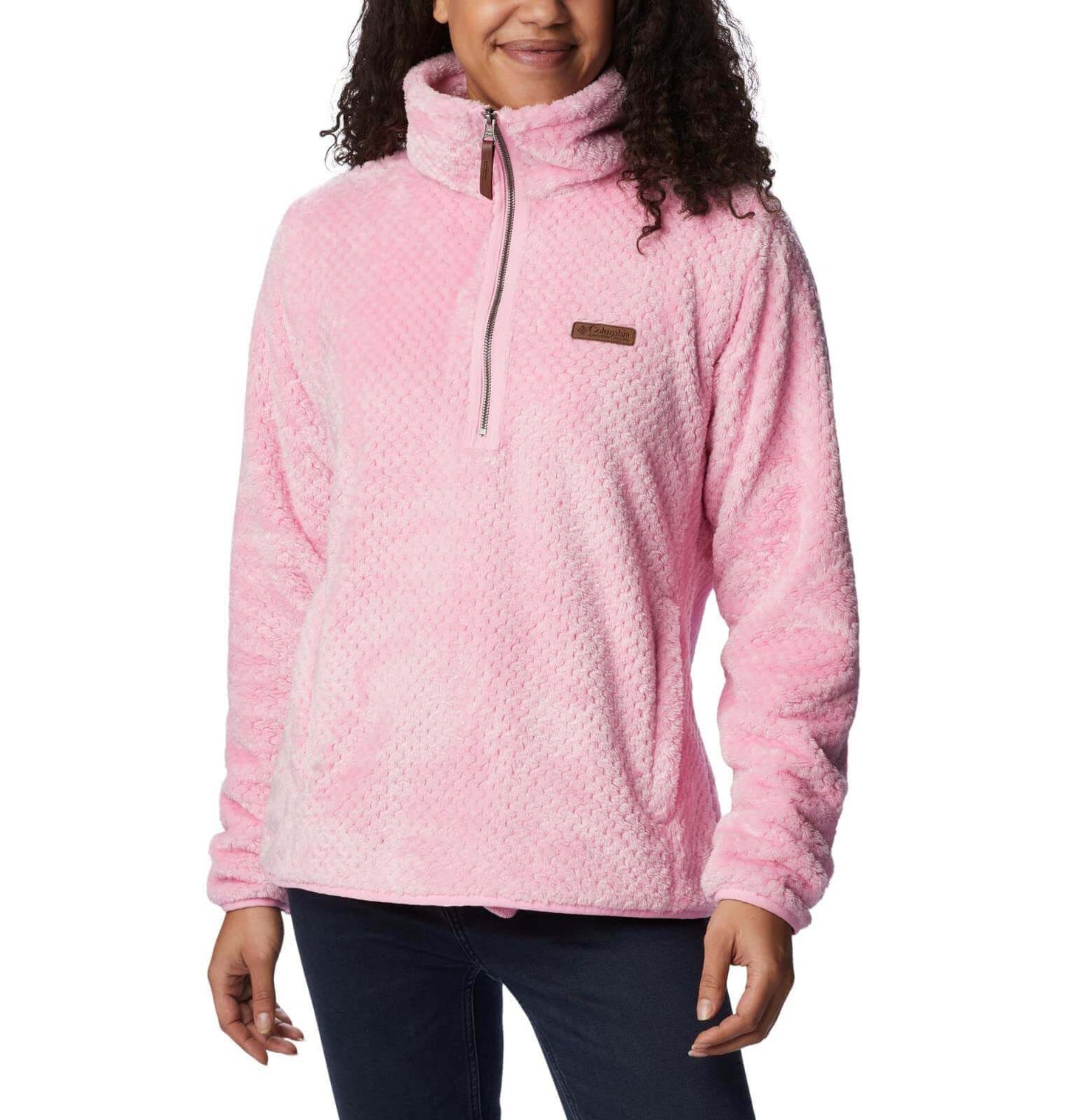 Image Showing Columbia Women's Fire Side Sherpa 1/4 Zip - Product Type Jacket - Buy Now $70.69 - Adventure Gear from Global Trekker