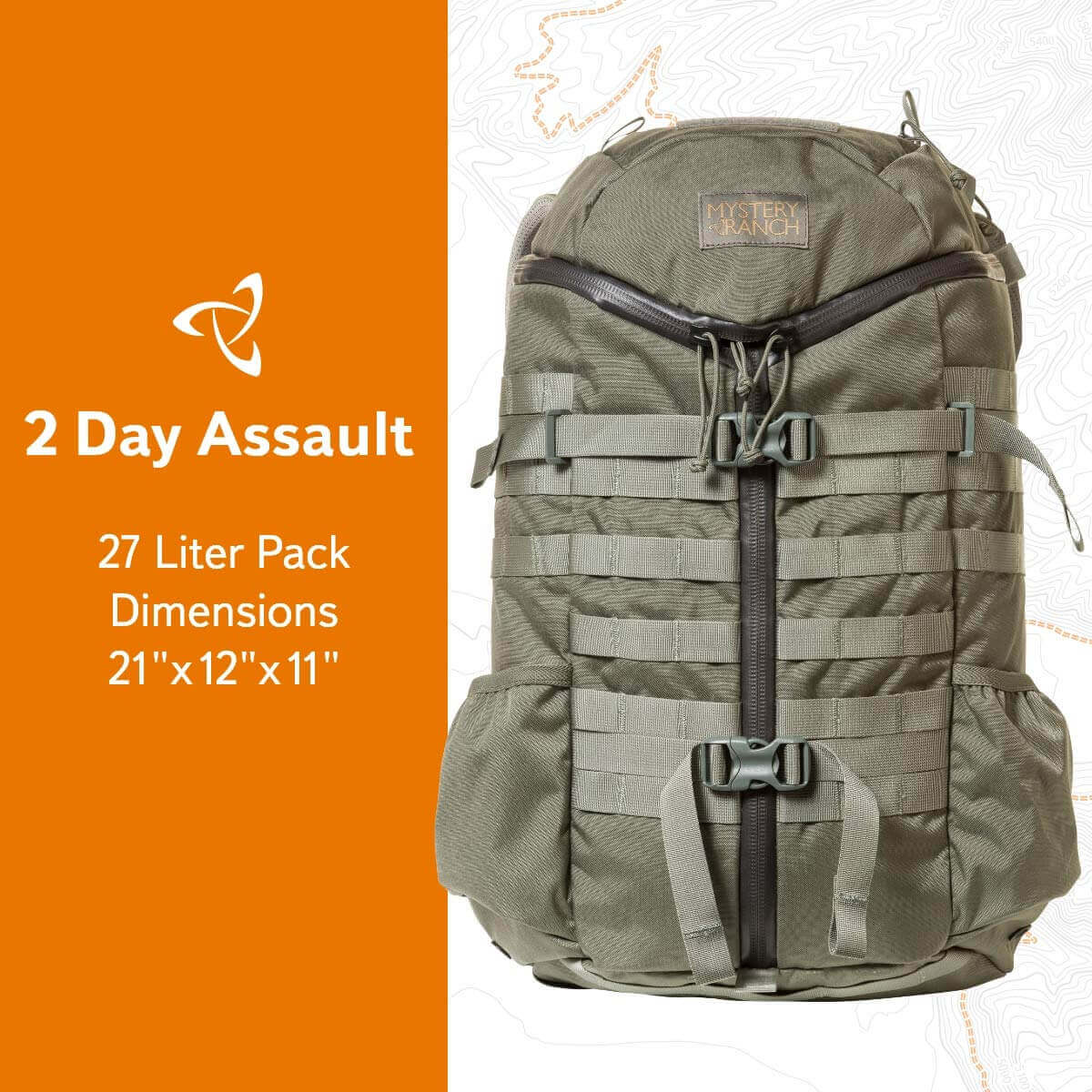 Image Showing Mystery Ranch 2 Day Backpack - Tactical Daypack - Product Type backpack - Buy Now $332.05 - Adventure Gear from Global Trekker