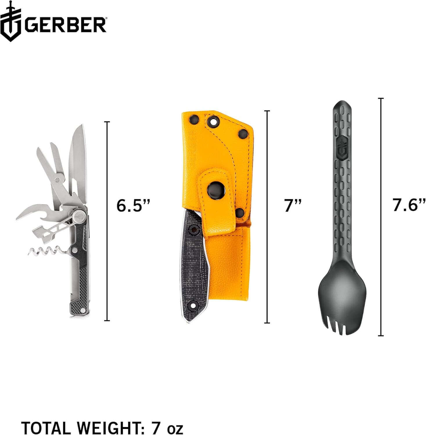 Image Showing Gerber Gear Hike Kit - Camping Collection with Devour Multi-Fork - Product Type Camping Kitchen Utensil Set - Buy Now $182.69 - Adventure Gear from Global Trekker