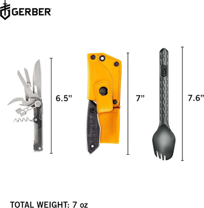 Image Showing Gerber Gear Hike Kit - Camping Collection with Devour Multi-Fork - Product Type Camping Kitchen Utensil Set - Buy Now $182.69 - Adventure Gear from Global Trekker