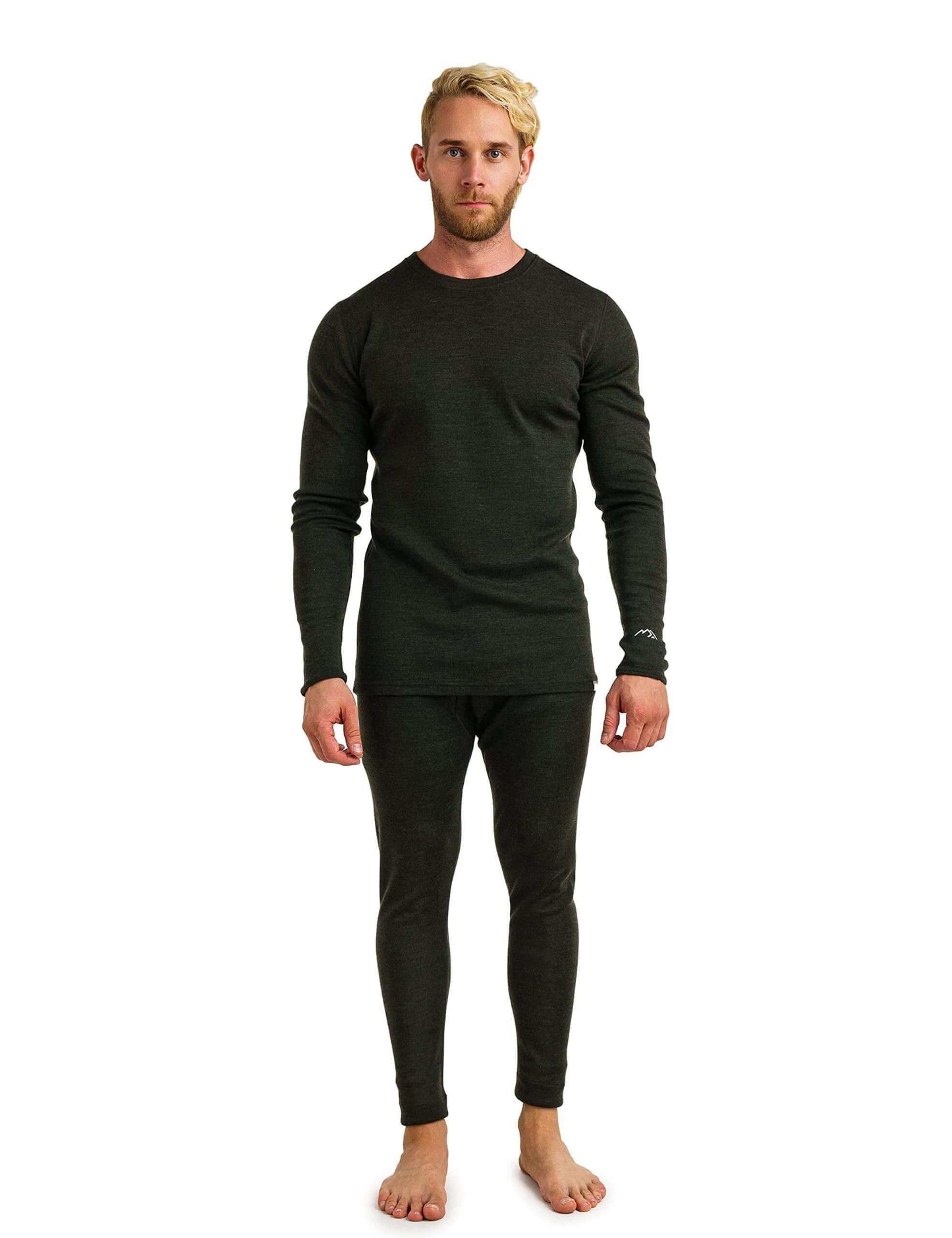 Image Showing Merino.tech Merino Wool Base Layer Mens Set - Thermal Underwear - Product Type Men's Base Layer Set - Buy Now $173.99 - Adventure Gear from Global Trekker