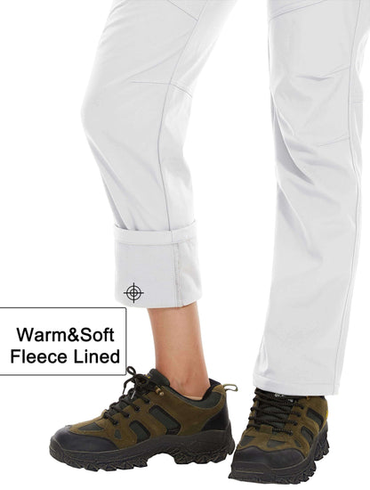 Image Showing Women's Fleece Lined Waterproof Insulated Softshell Pants - Product Type Pants - Buy Now $65.22 - Adventure Gear from Global Trekker