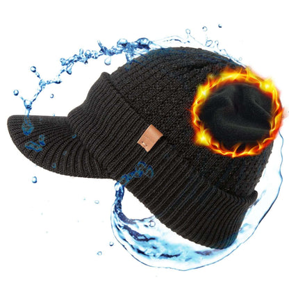 Image Showing TOP-EX Merino Wool Waterproof All Weather Brim Beanie - Product Type Beanie - Buy Now $48.71 - Adventure Gear from Global Trekker